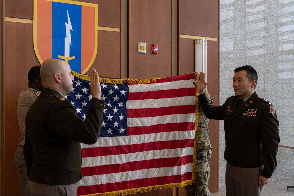 1st lt. Gleason promotion ceremony