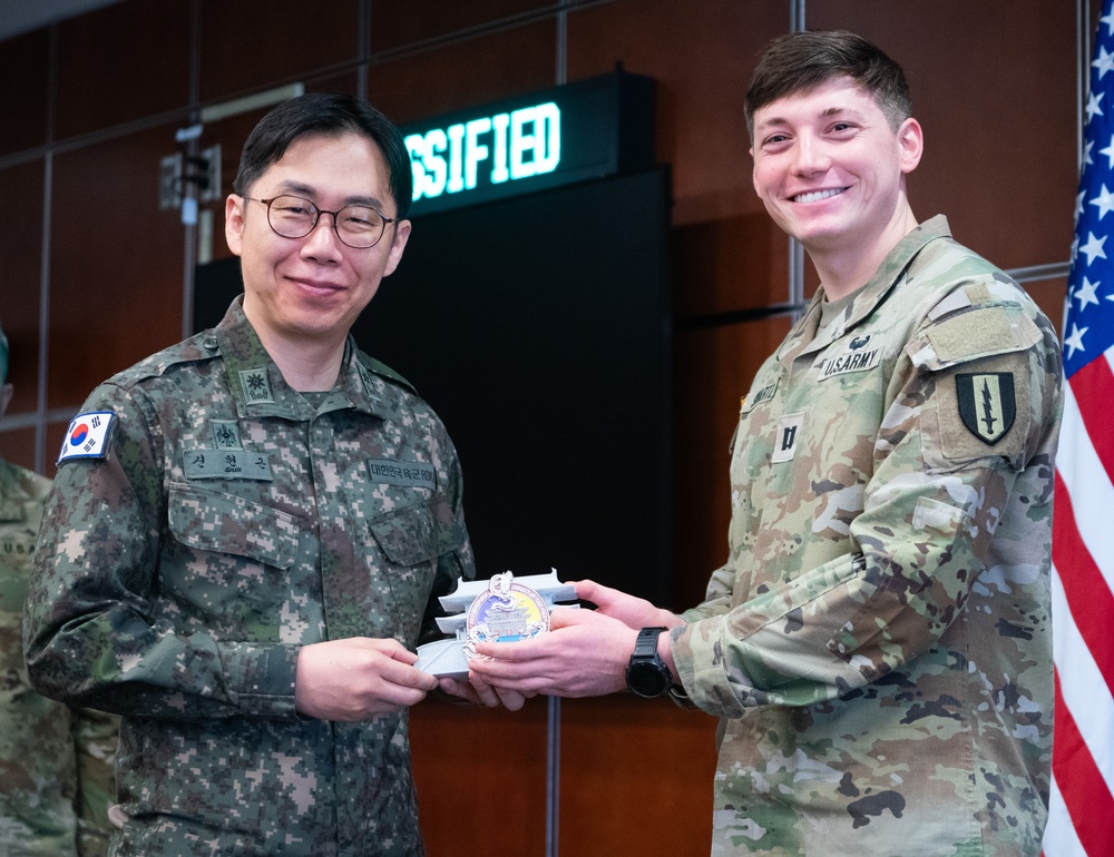Lt. Col Shin's ETS Ceremony