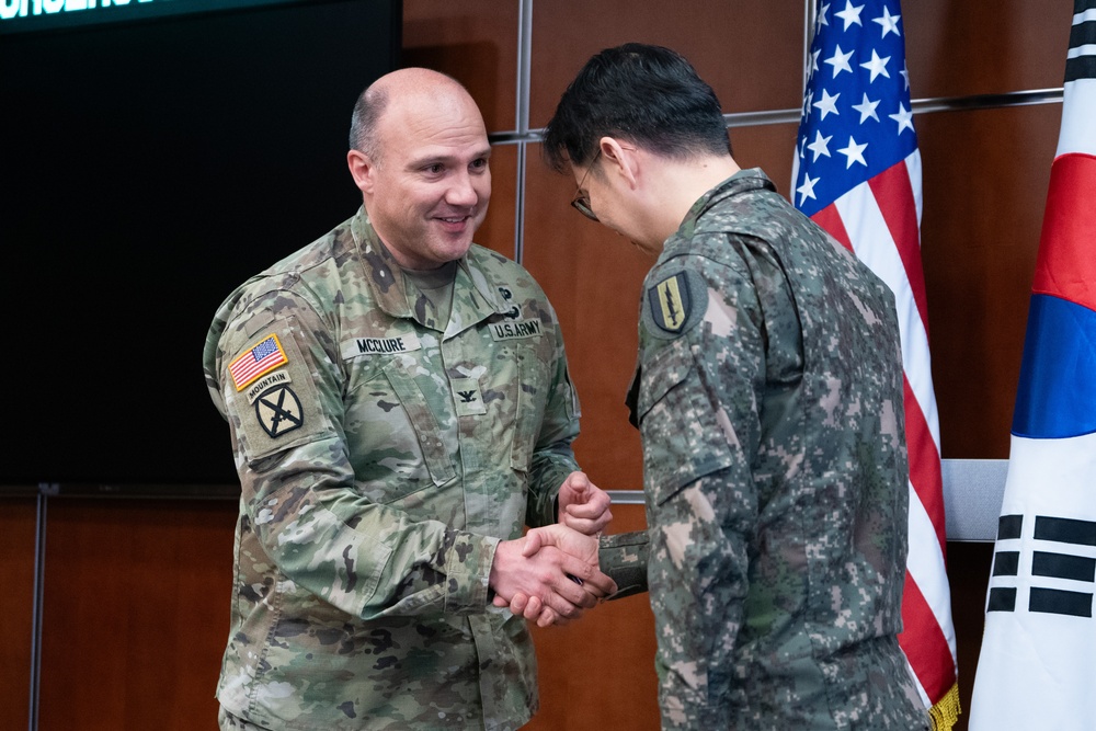 Lt. Col. Shin's ETS Ceremony