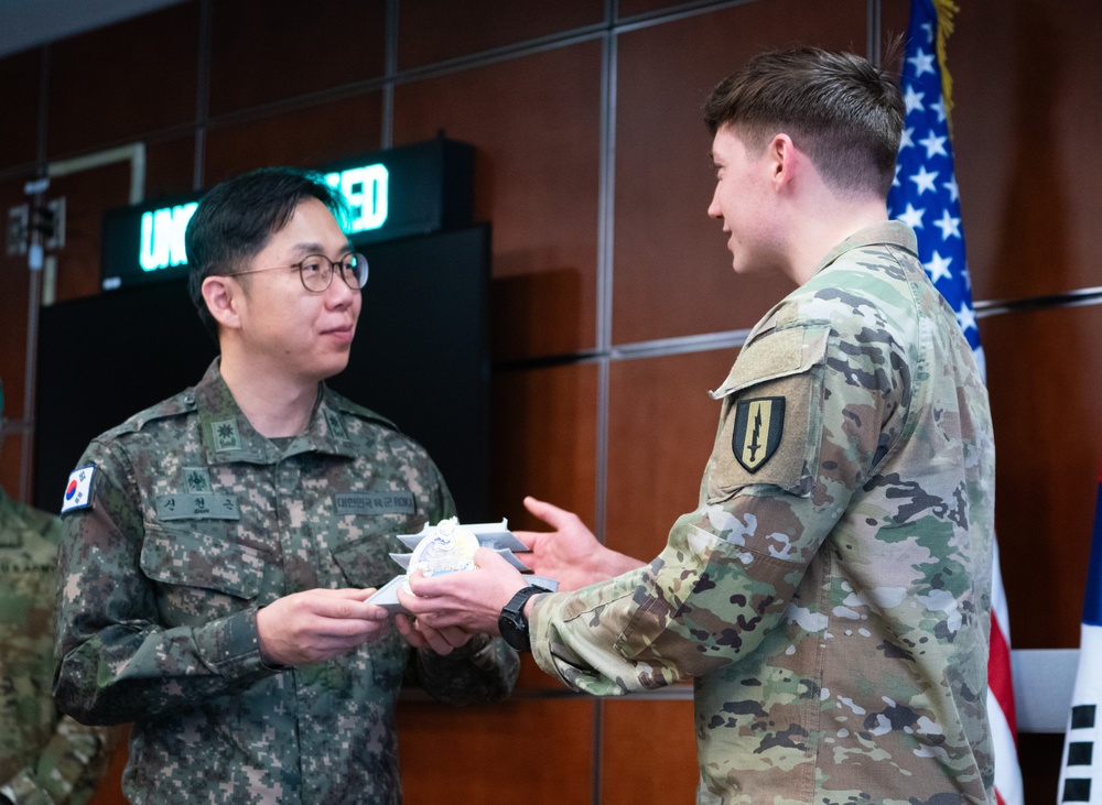 Lt. Col. Shin's ETS Ceremony