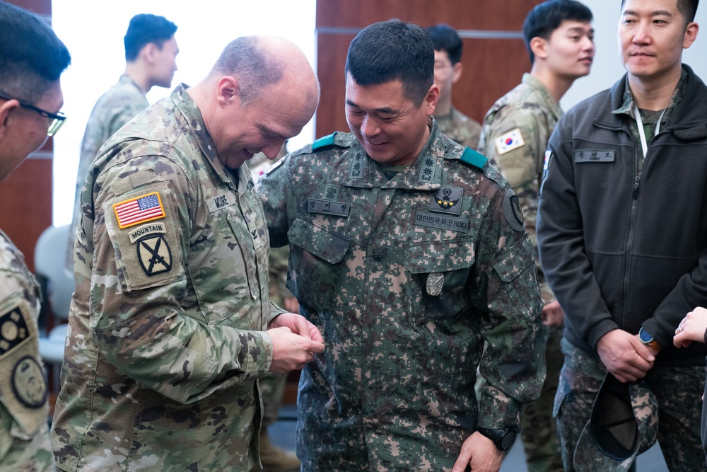 Lt. Col. Shin's ETS Ceremony