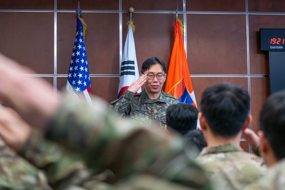 Lt. Col. Shin's ETS Ceremony