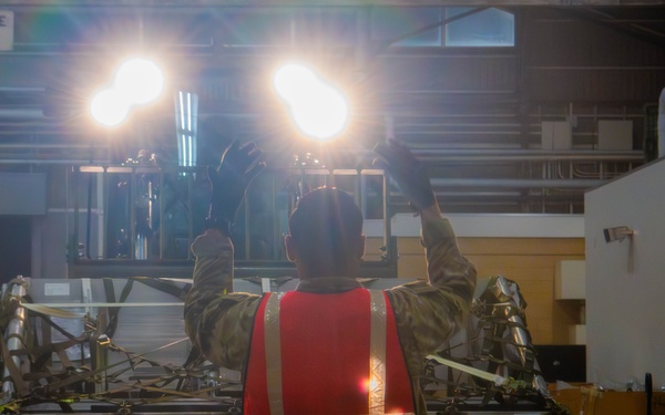 374 LRS stages cargo for BM 25-1