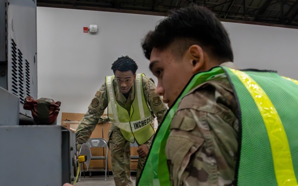 374 LRS stages cargo for BM 25-1