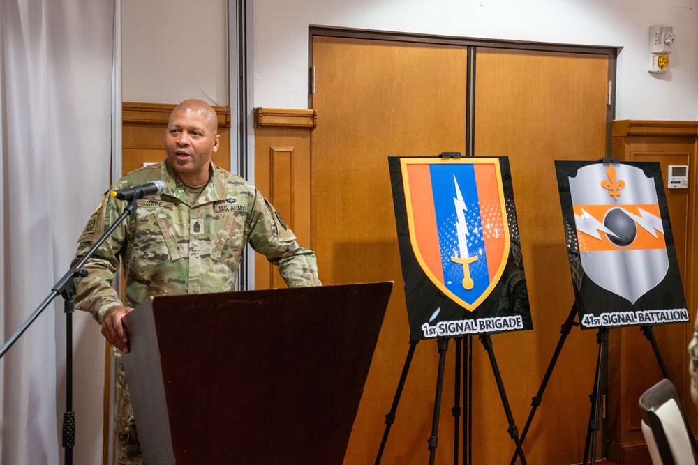 41st Signal Battalion prayers luncheon