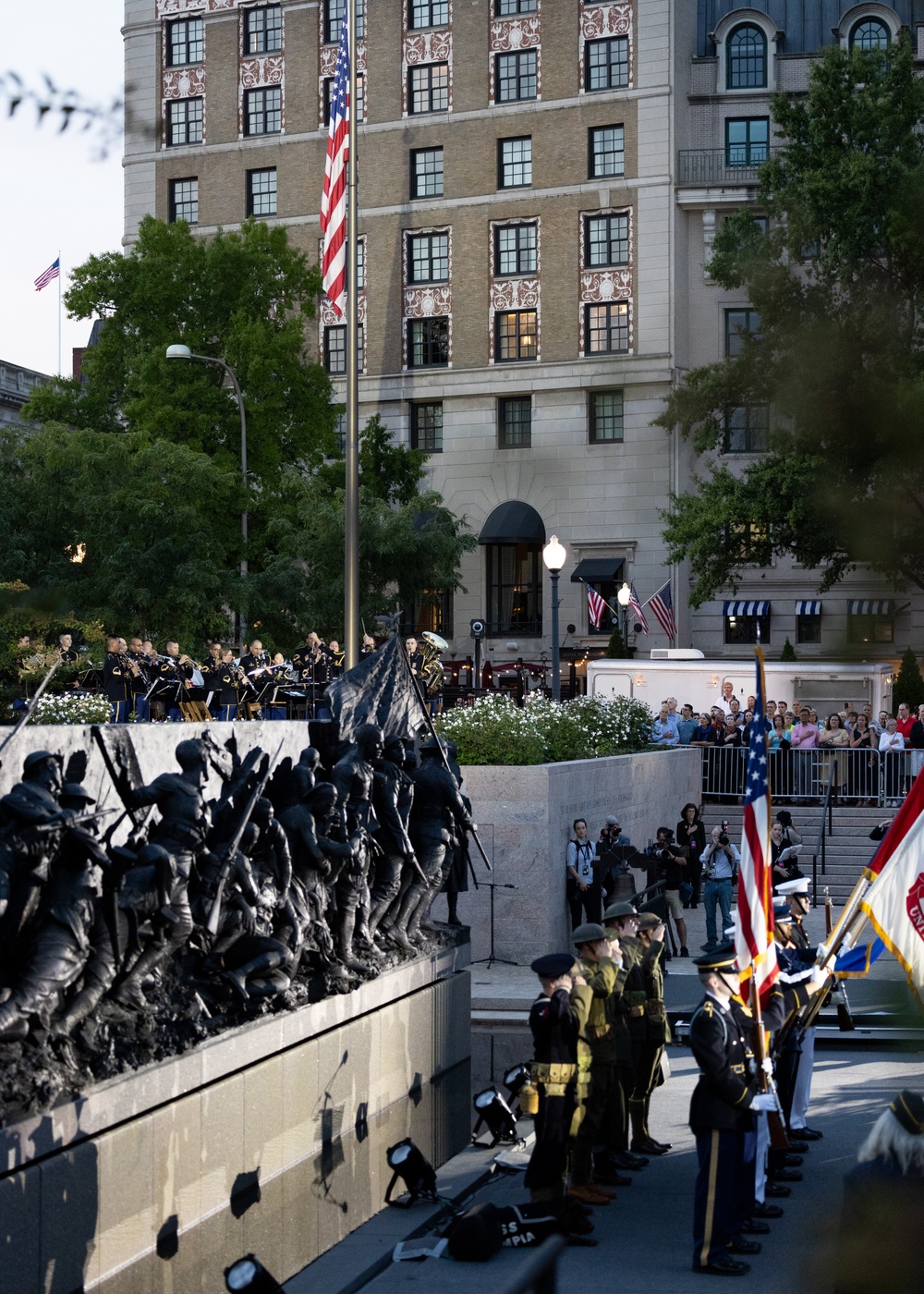 WWI Memorial Illumination Ceremony