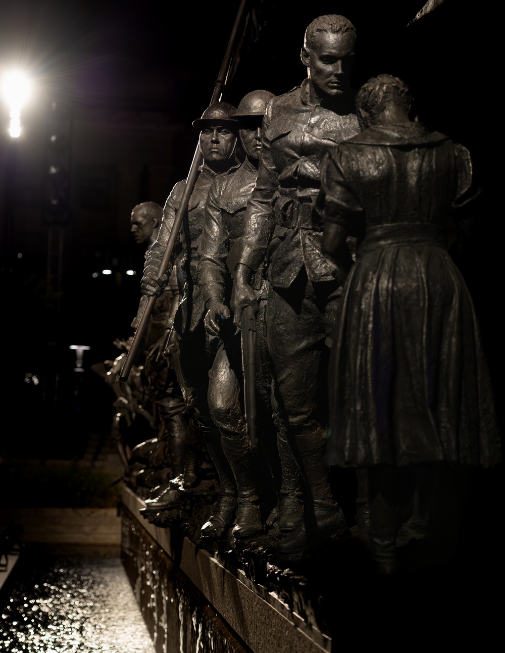 WWI Memorial Illumination Ceremony
