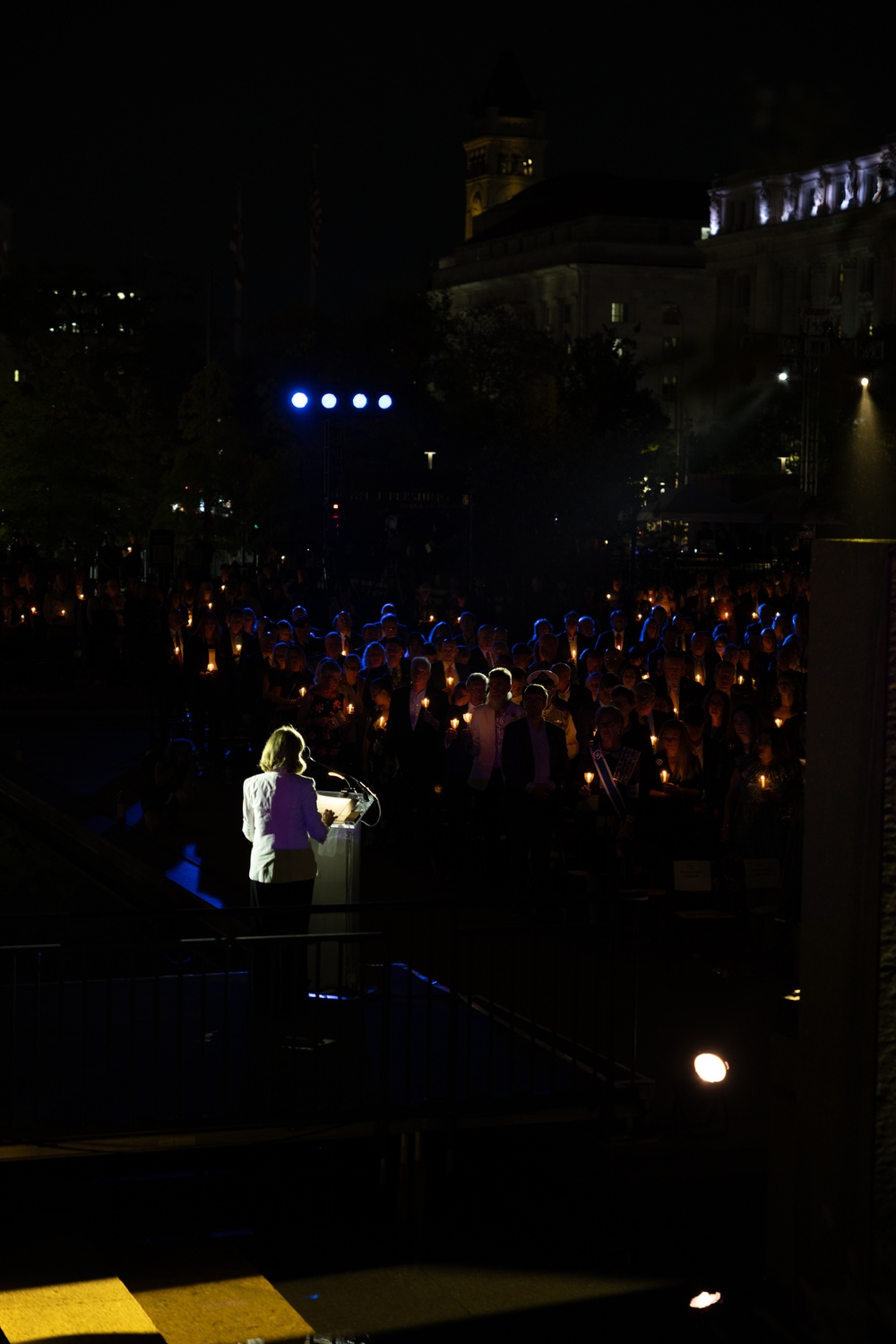 WWI Memorial Illumination Ceremony