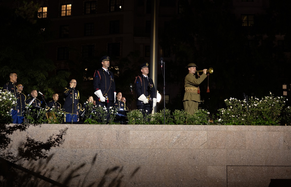WWI Memorial Illumination Ceremony