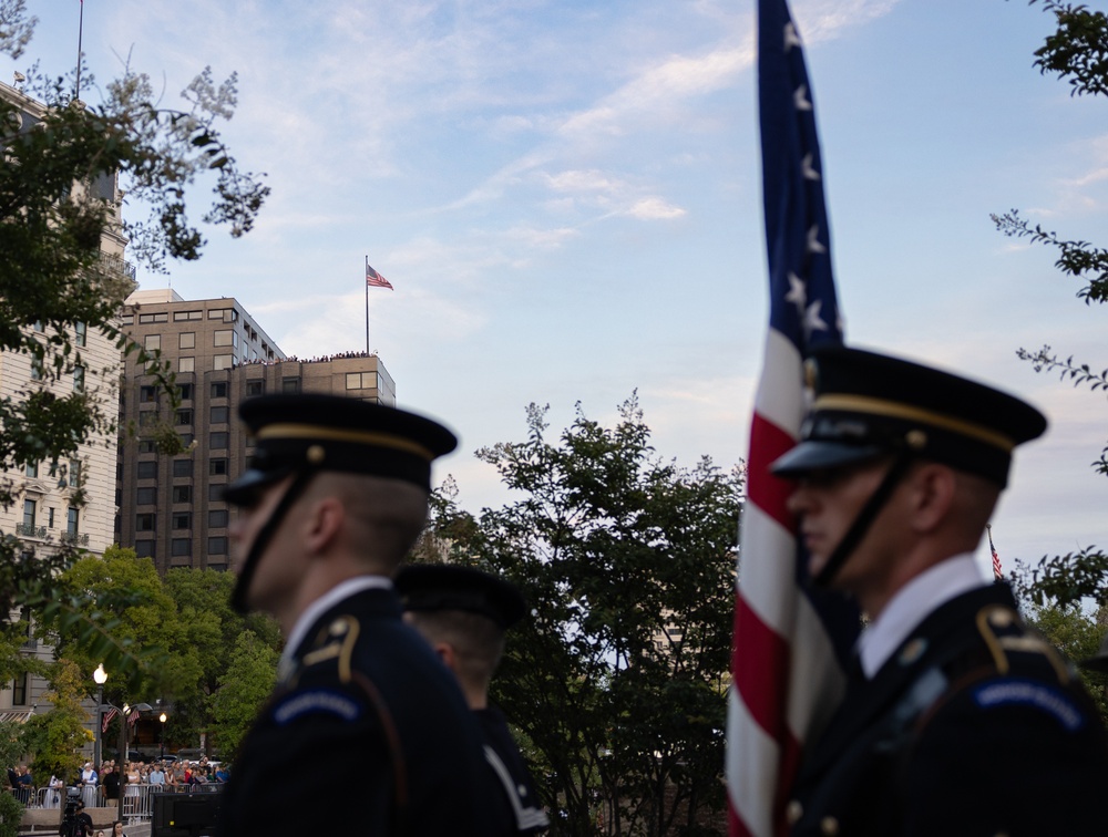 WWI Memorial Illumination Ceremony