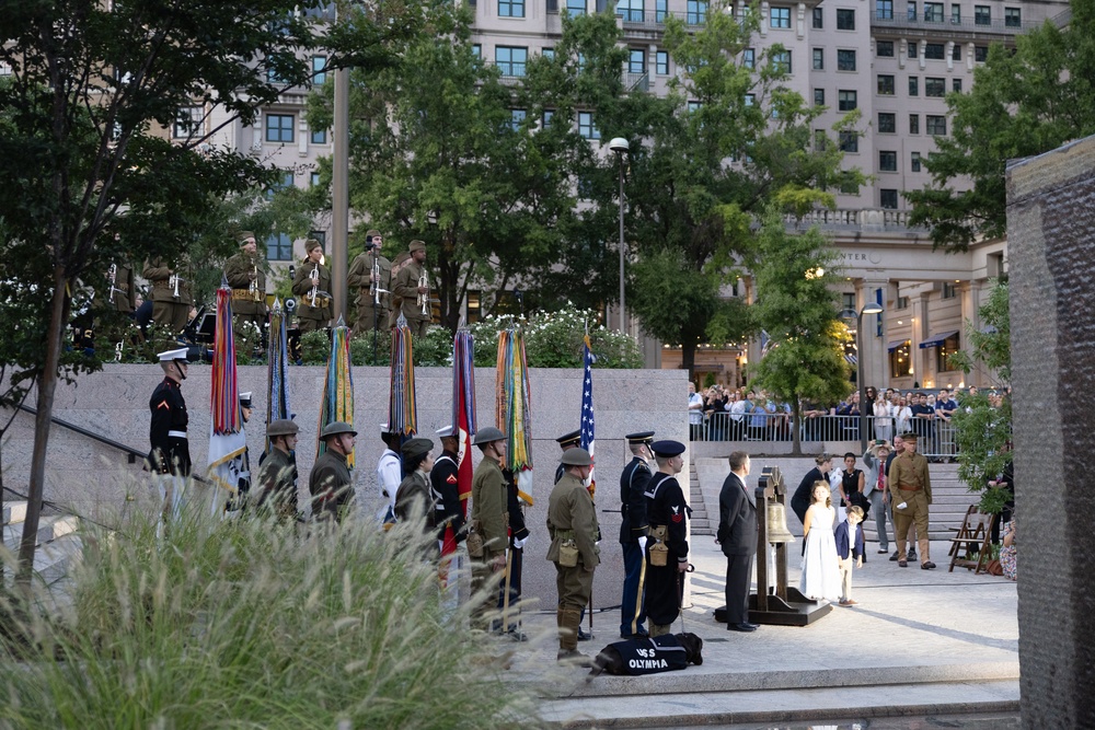 WWI Memorial Illumination Ceremony
