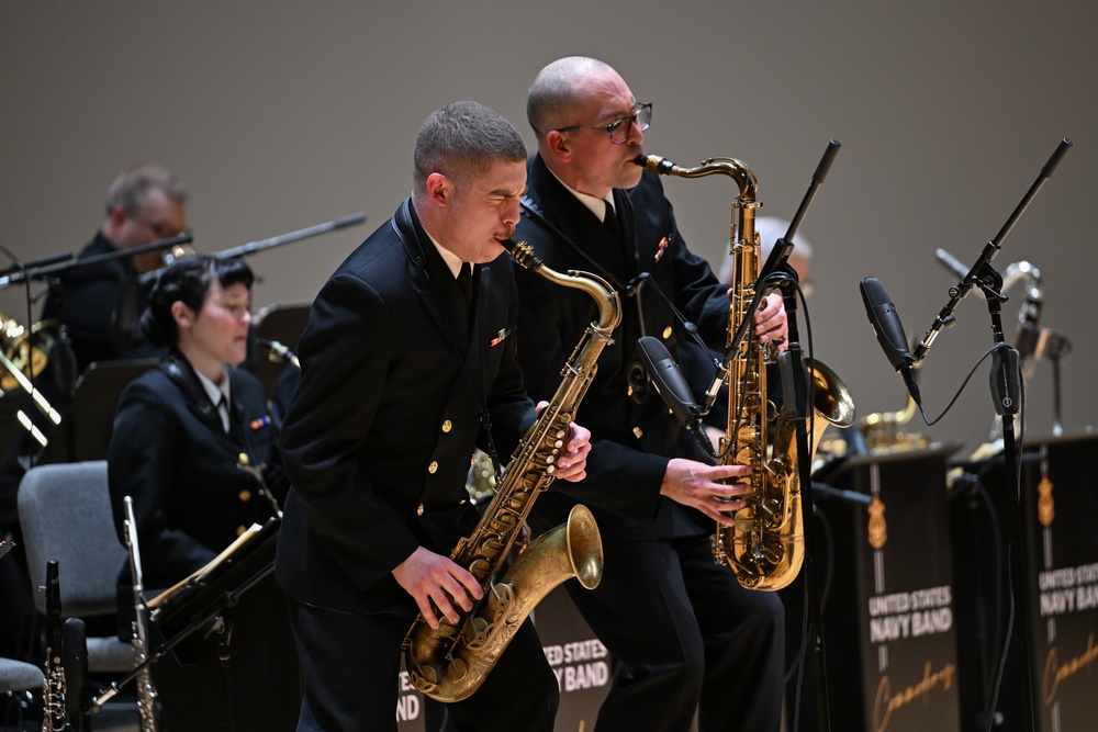 U.S. Navy Band Commodores perform in Fredonia