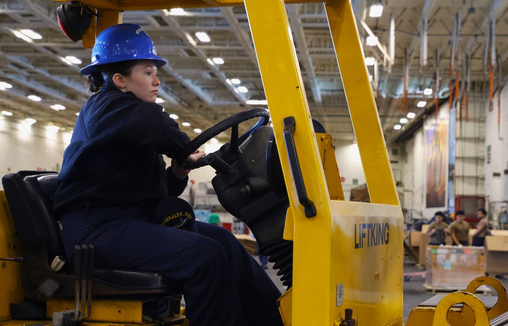 USS Gerald R. Ford SWATT operations