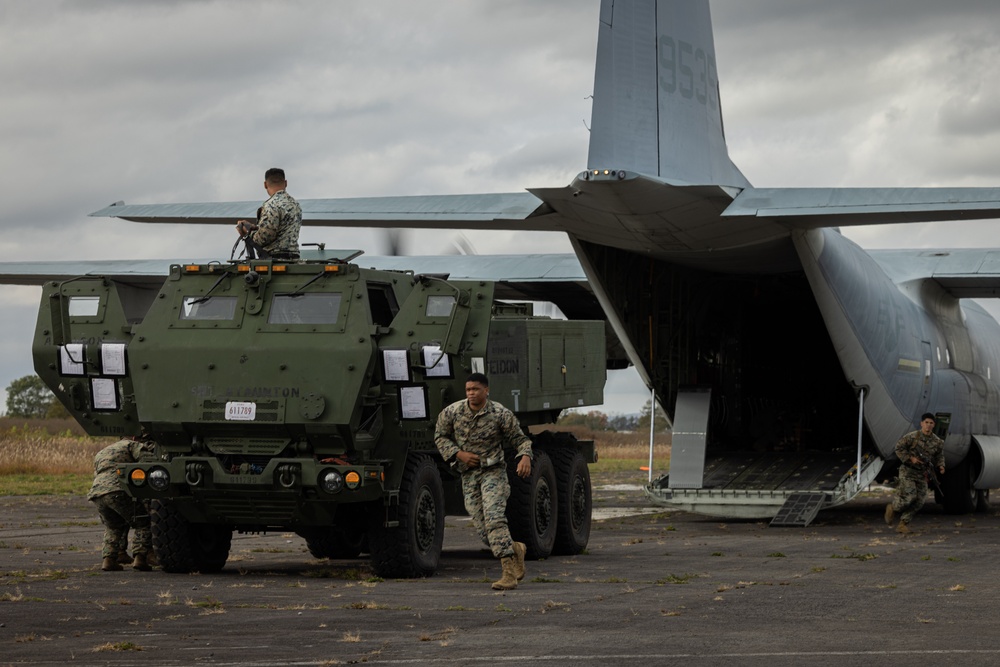 Keen Sword 25 | 3/12 Marines arrive in JASDF Kenebetsu Air Base