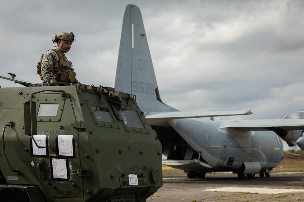 Keen Sword 25 | 3/12 Marines arrive in JASDF Kenebetsu Air Base