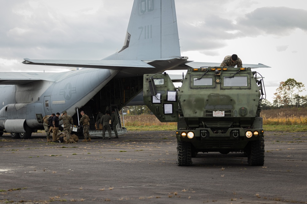 Keen Sword 25 | 3/12 Marines arrive in JASDF Kenebetsu Air Base