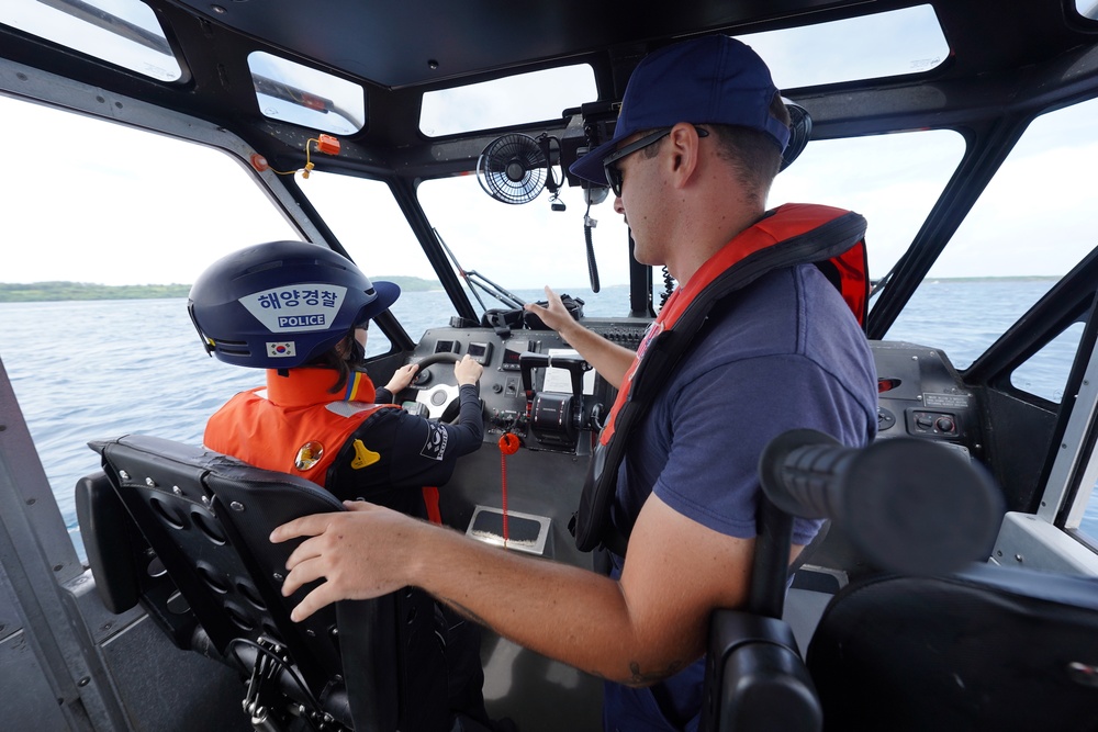 U.S. Coast Guard, Korea Coast Guard strengthen partnership through shared training and cultural exchange in Guam