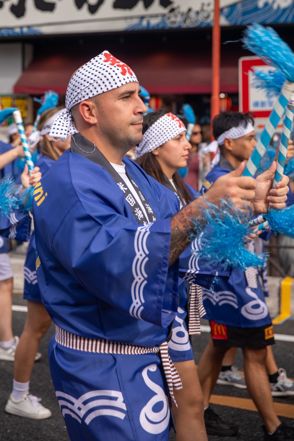 MCAS Iwakuni Marines, Sailors and JMSDF Members Participate in Iwakuni Matsuri Festival and Parade