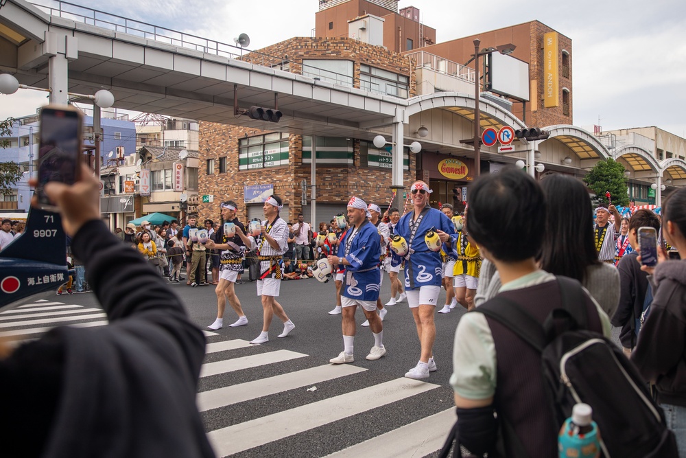 MCAS Iwakuni Marines, Sailors and JMSDF Members Participate in Iwakuni Matsuri Festival and Parade