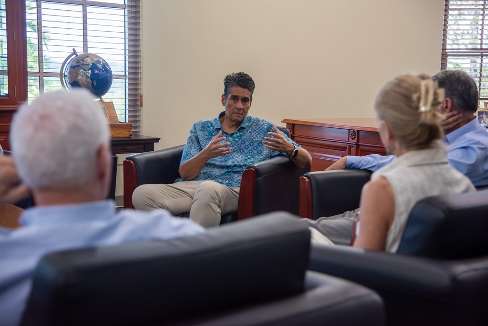 Joint Task Force-Micronesia visits Palau for Congressional meetings, Angaur’s 80th Liberation Day