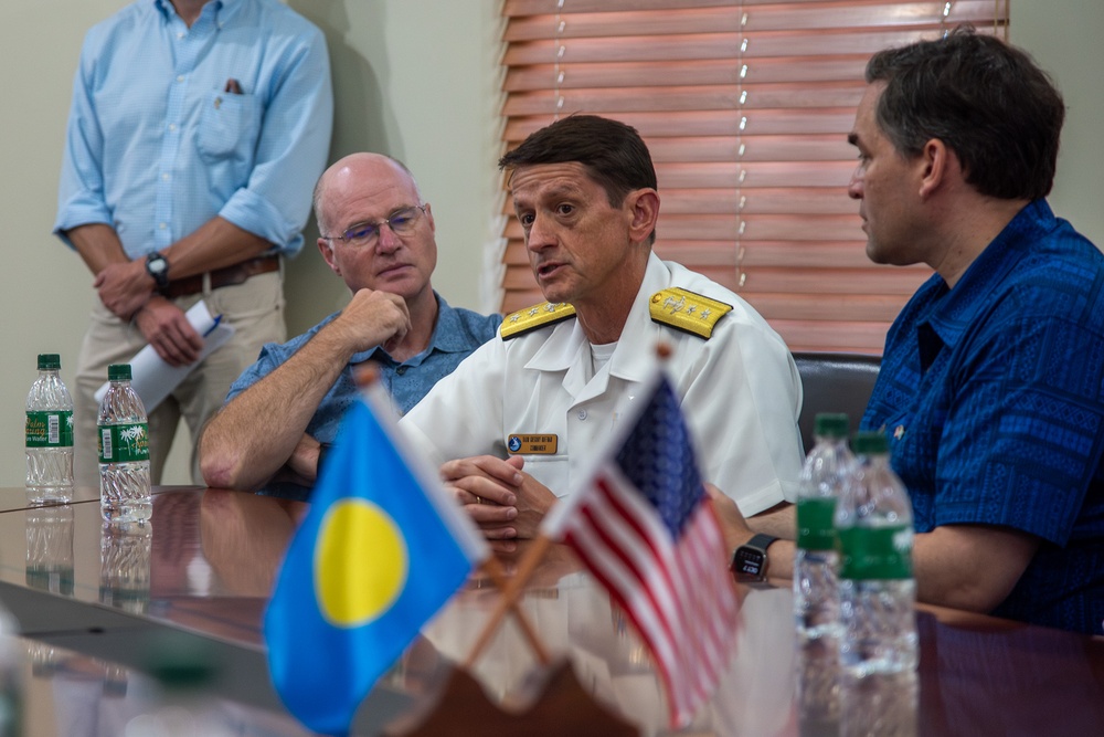 Joint Task Force-Micronesia visits Palau for Congressional meetings, Angaur’s 80th Liberation Day