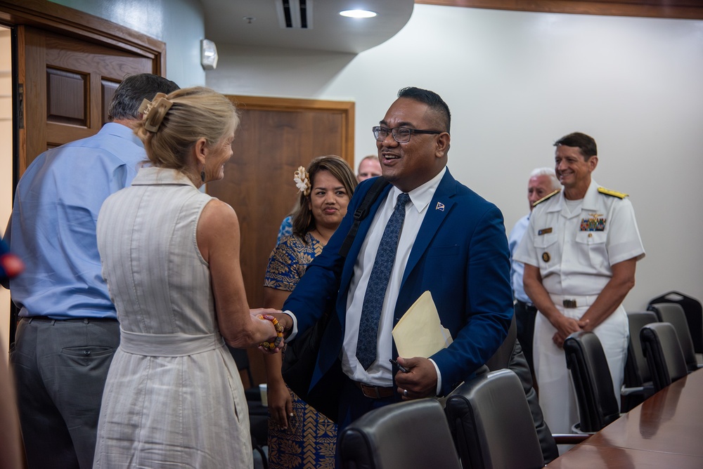 Joint Task Force-Micronesia visits Palau for Congressional meetings, Angaur’s 80th Liberation Day