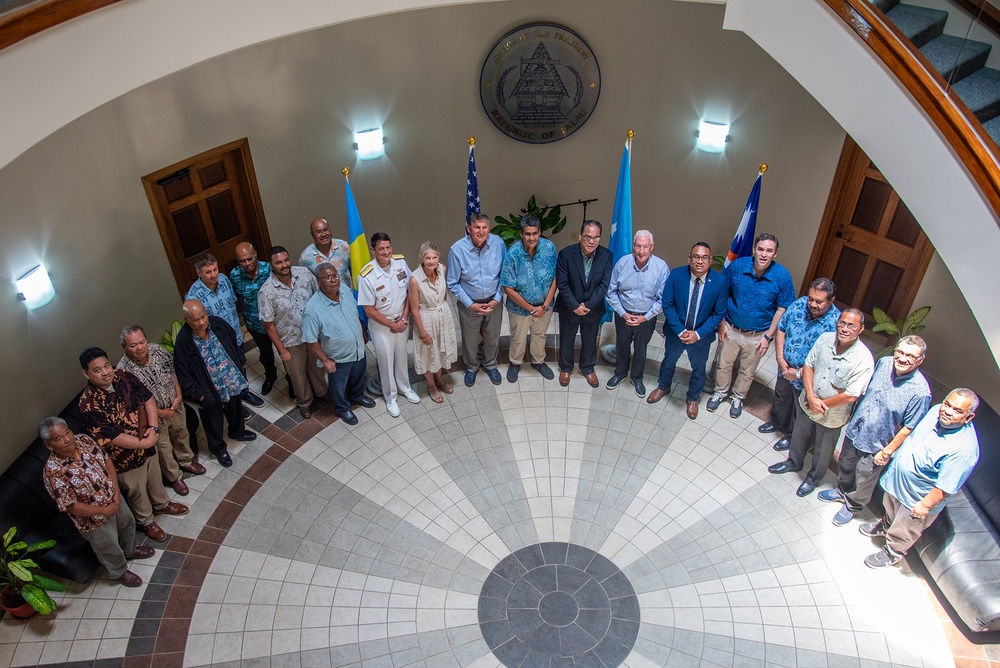 Joint Task Force-Micronesia visits Palau for Congressional meetings, Angaur’s 80th Liberation Day