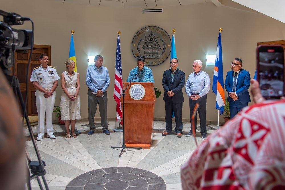 Joint Task Force-Micronesia visits Palau for Congressional meetings, Angaur’s 80th Liberation Day