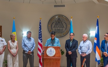 Joint Task Force-Micronesia visits Palau for Congressional meetings, Angaur’s 80th Liberation Day