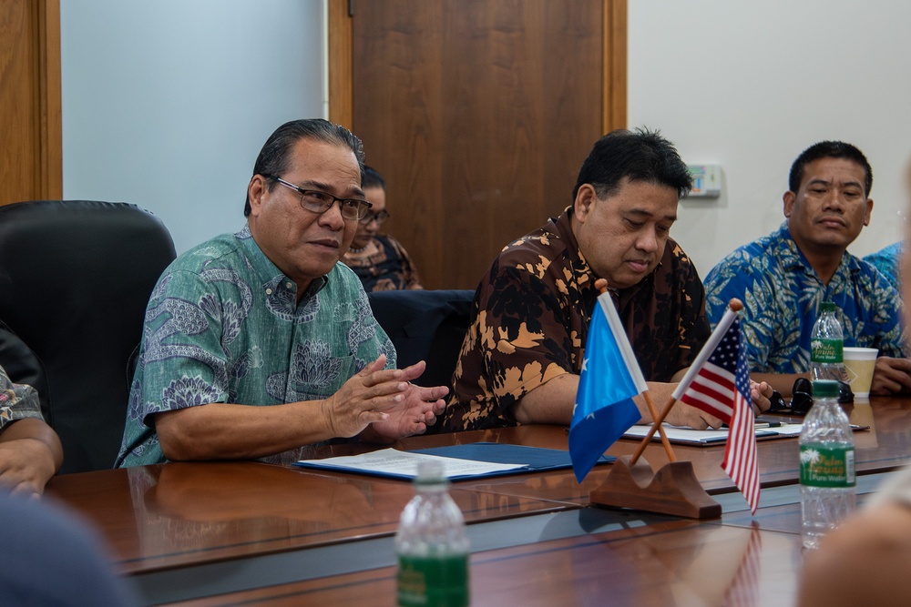 Joint Task Force-Micronesia visits Palau for Congressional meetings, Angaur’s 80th Liberation Day