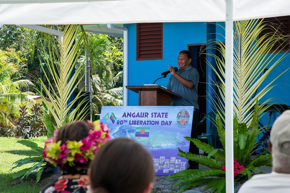 Joint Task Force-Micronesia visits Palau for Congressional meetings, Angaur’s 80th Liberation Day