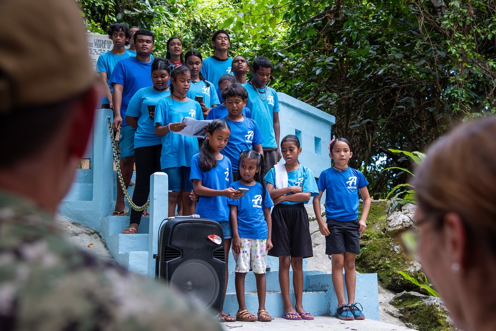 Joint Task Force-Micronesia visits Palau for Congressional meetings, Angaur’s 80th Liberation Day