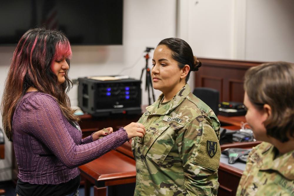 From Enlisted to Officer: 21st TSC Soldier Lives Army Dream