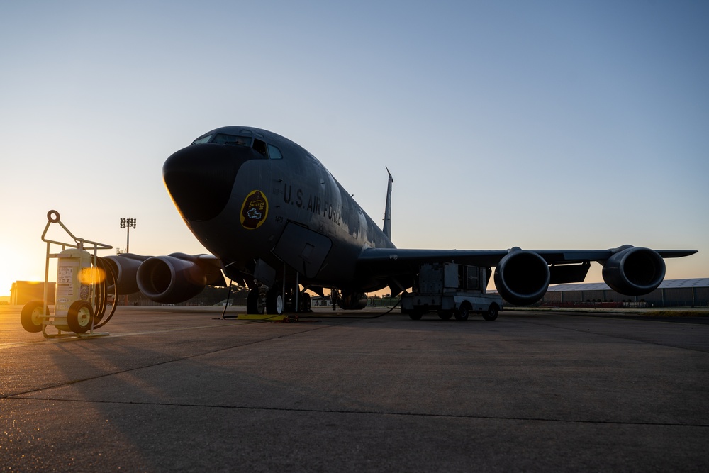 100th ARW supports RAF RC-135 1st full transit of NATO air space