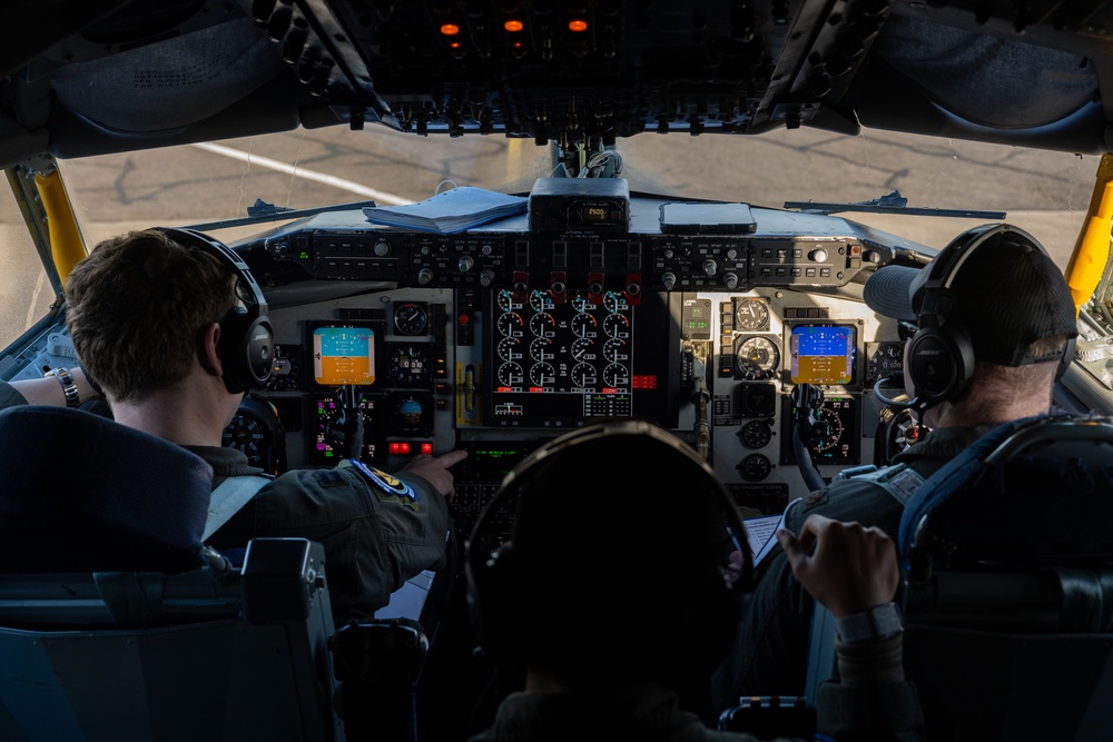 100th ARW supports RAF RC-135 1st full transit of NATO air space