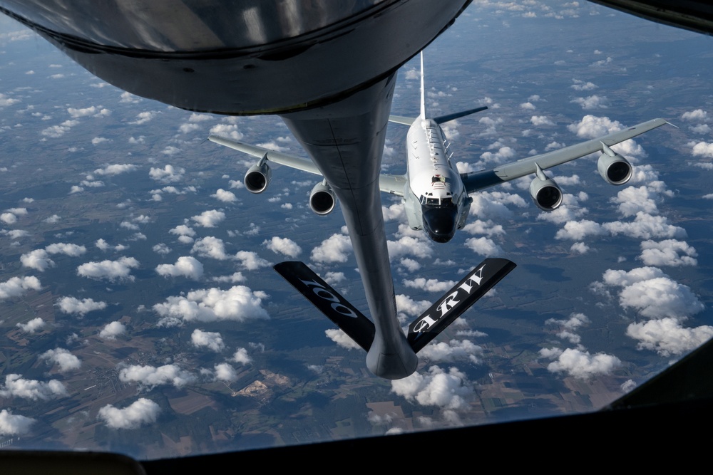 100th ARW supports RAF RC-135 1st full transit of NATO air space