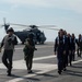 Service members from the Italian military visit USS Abraham Lincoln