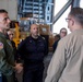 Members from the Italian military visit USS Abraham Lincoln