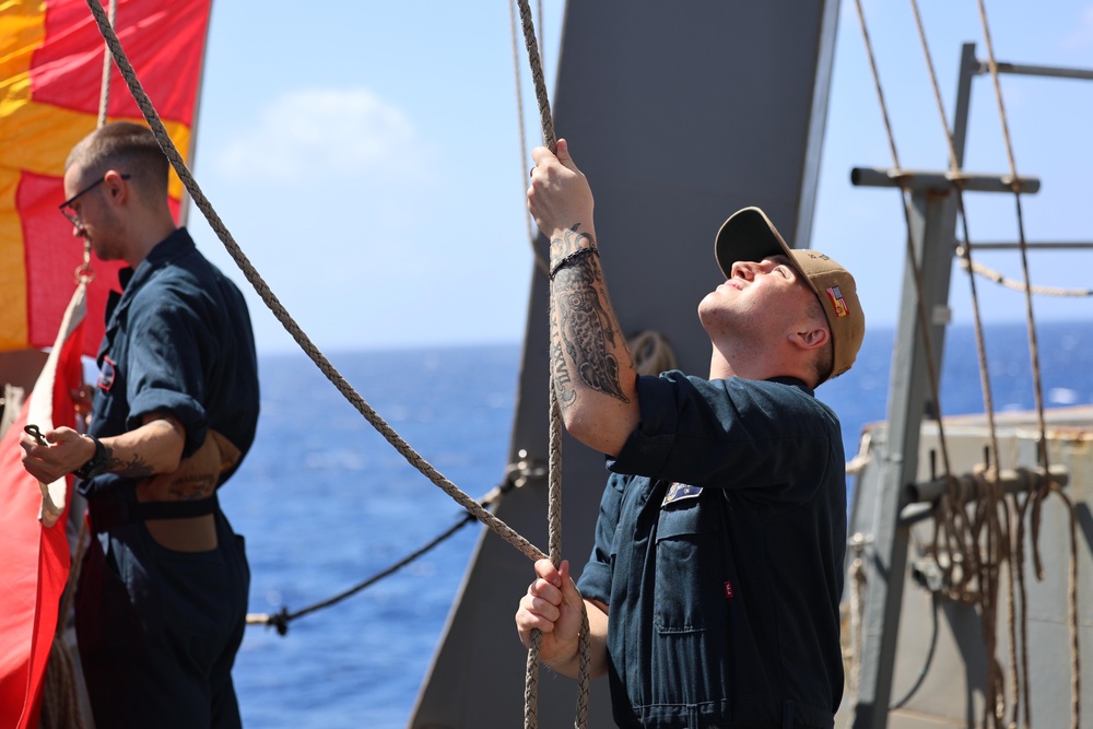 USS Arleigh Burke Replenishment-at-Sea