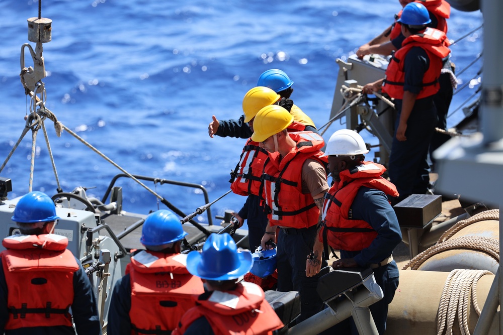 USS Arleigh Burke Boat Operations