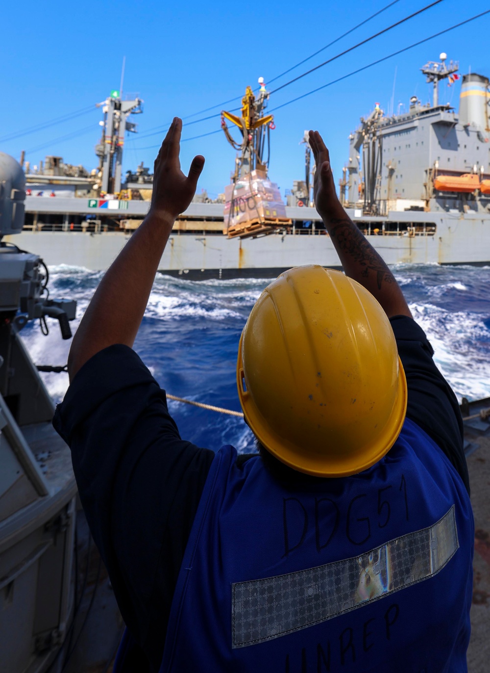 USS Arleigh Burke Replenishment-at-Sea