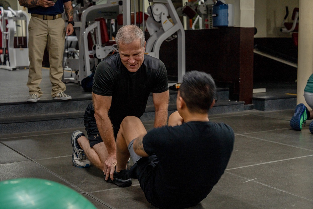 CAPEX 2024 Day two begins with Joint Physical Fitness Test, Showcasing Readiness and Unity Among Military Branches
