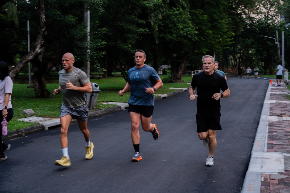 CAPEX 2024 Day two begins with Joint Physical Fitness Test, Showcasing Readiness and Unity Among Military Branches