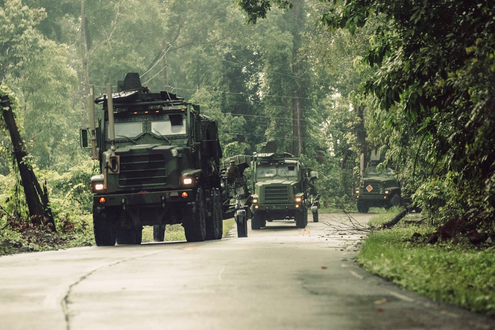 KAMANDAG 8: 15th MEU Marines Convoy to Apurawan for Coastal Defense Exercise