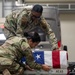 AFMAO Airman practice flag draping