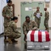 AFMAO Airman practice flag draping