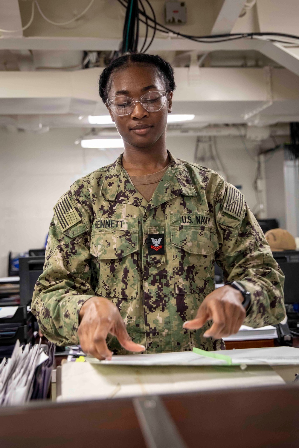 Daily Operations aboard USS George. H.W. Bush (CVN 77)