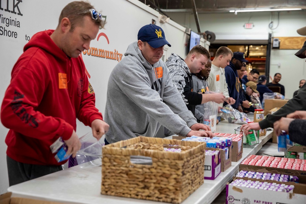 USS George H.W. Bush (CVN 77) Volunteer Operations