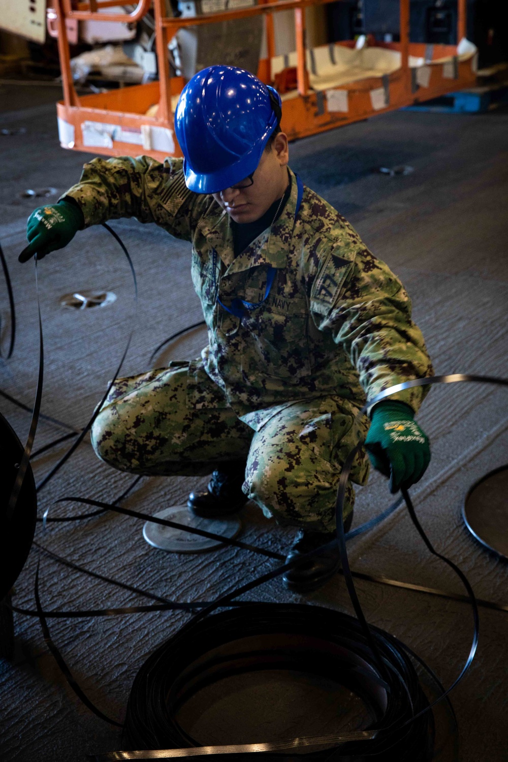 USS George H.W. Bush Sailors Participate in Daily Operations