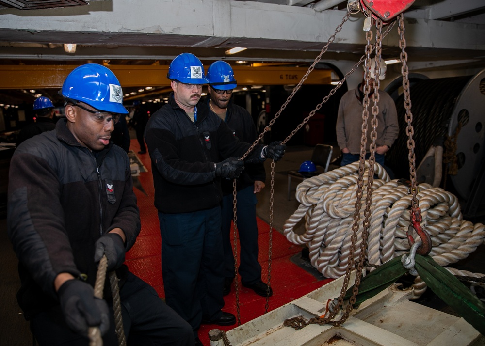 Daily Operations Aboard USS George H.W. Bush (CVN 77)